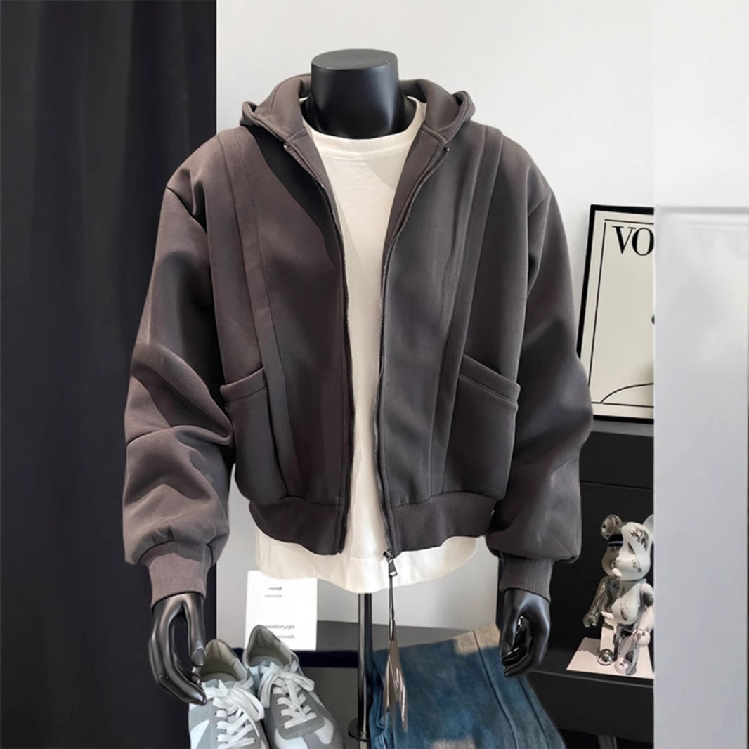 Mens Heavyweight Zip Hoodie Jacket