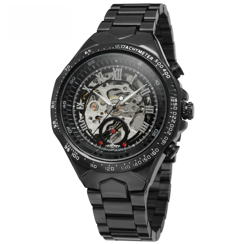 Mens Gold Mechanical Watch