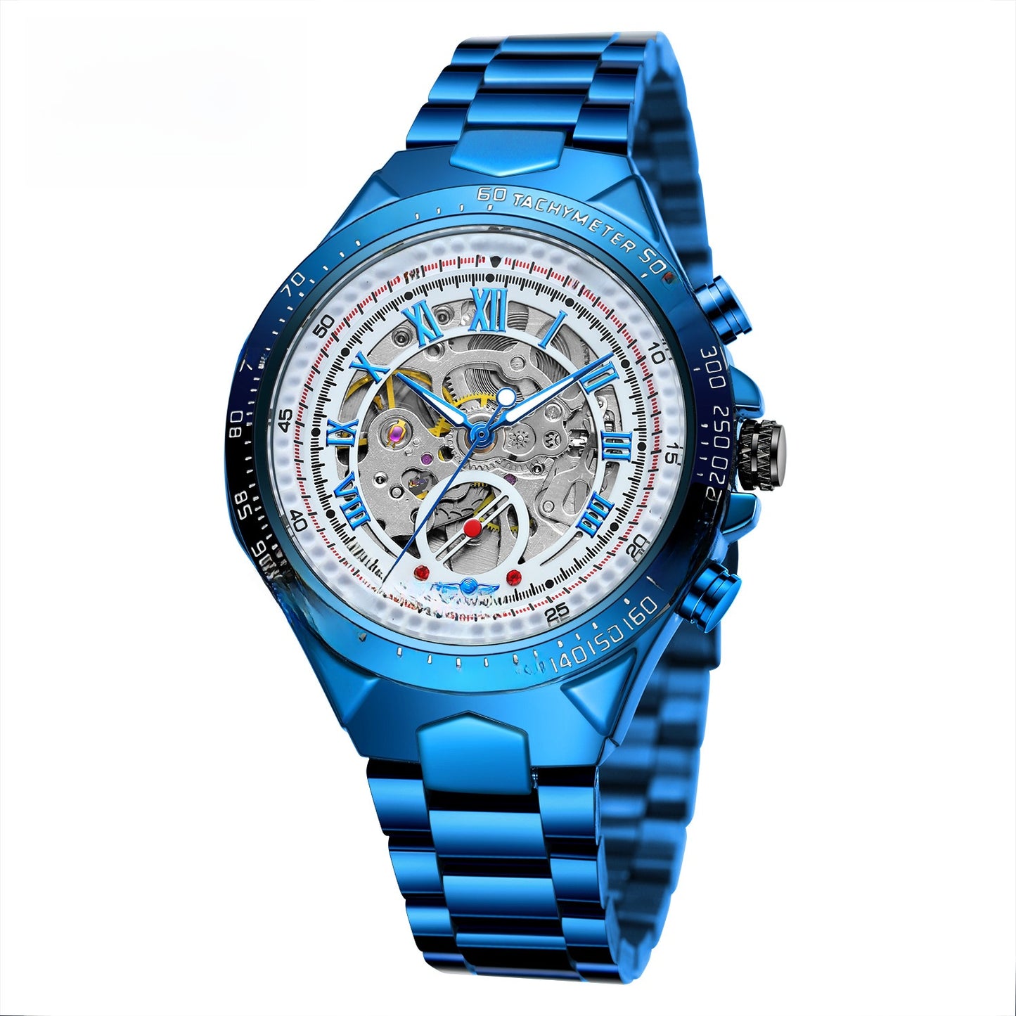 Mens Gold Mechanical Watch