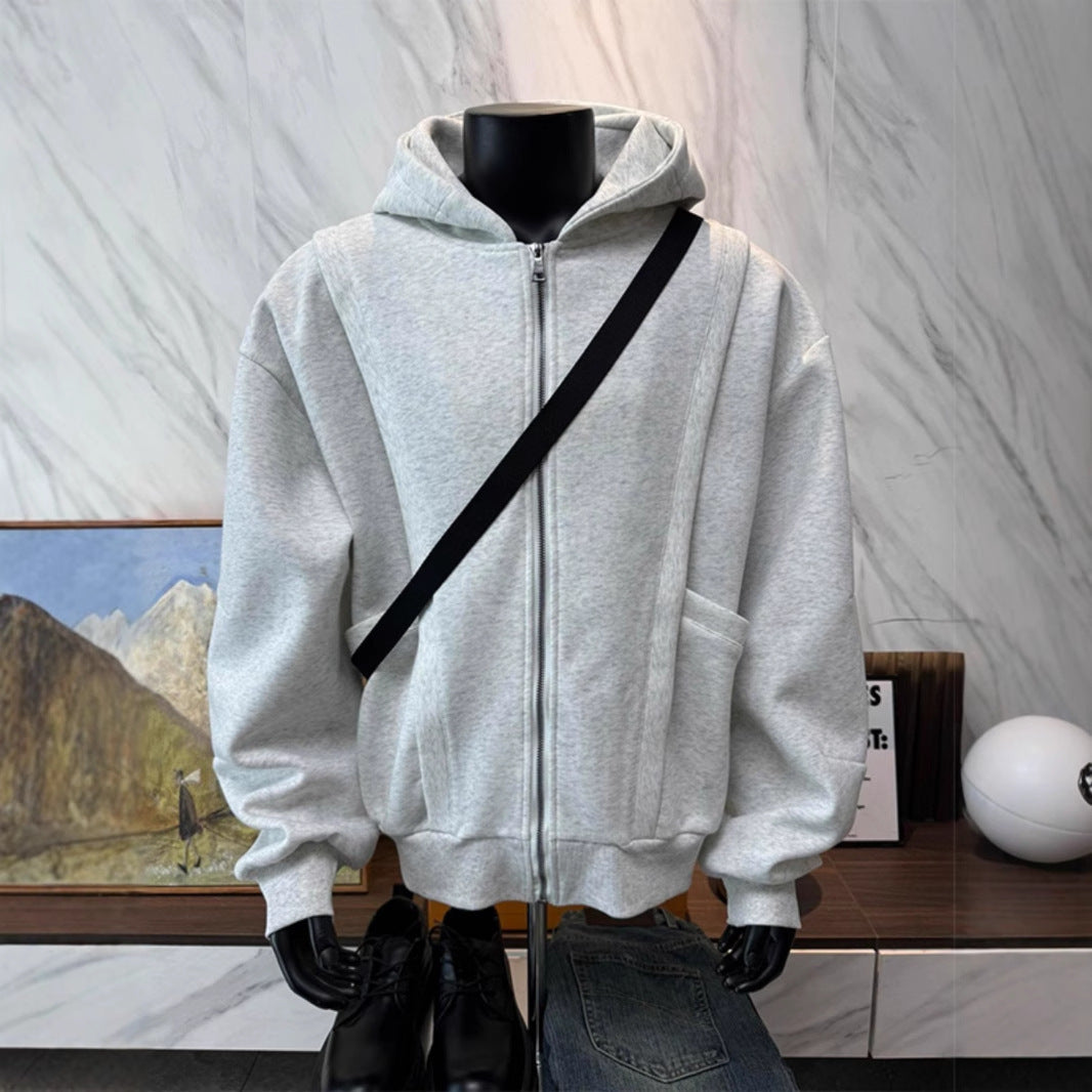 Mens Heavyweight Zip Hoodie Jacket